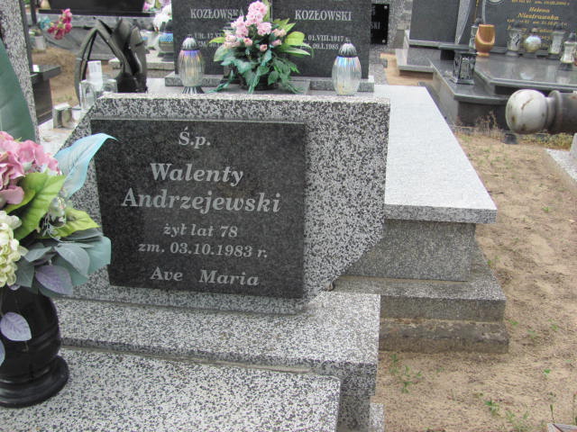 Walenty Andrzejewski 1906 Ślesin - Grobonet - Wyszukiwarka osób pochowanych