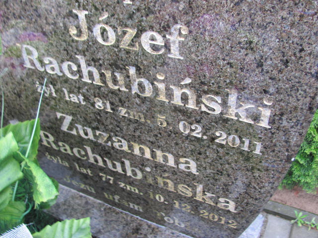 Józef Rachubiński 1930 Ślesin - Grobonet - Wyszukiwarka osób pochowanych