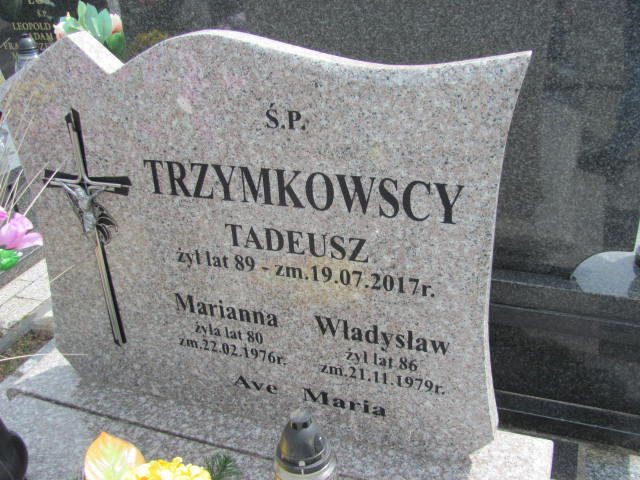 Władysław Trzymkowski Ślesin - Grobonet - Wyszukiwarka osób pochowanych