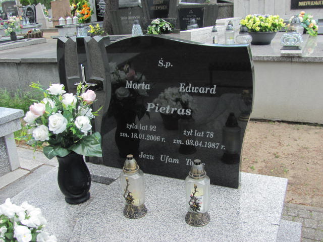 Marta Pietras 1913 Ślesin - Grobonet - Wyszukiwarka osób pochowanych