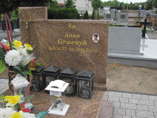 Anna Graczyk 1958 Ślesin - Grobonet - Wyszukiwarka osób pochowanych